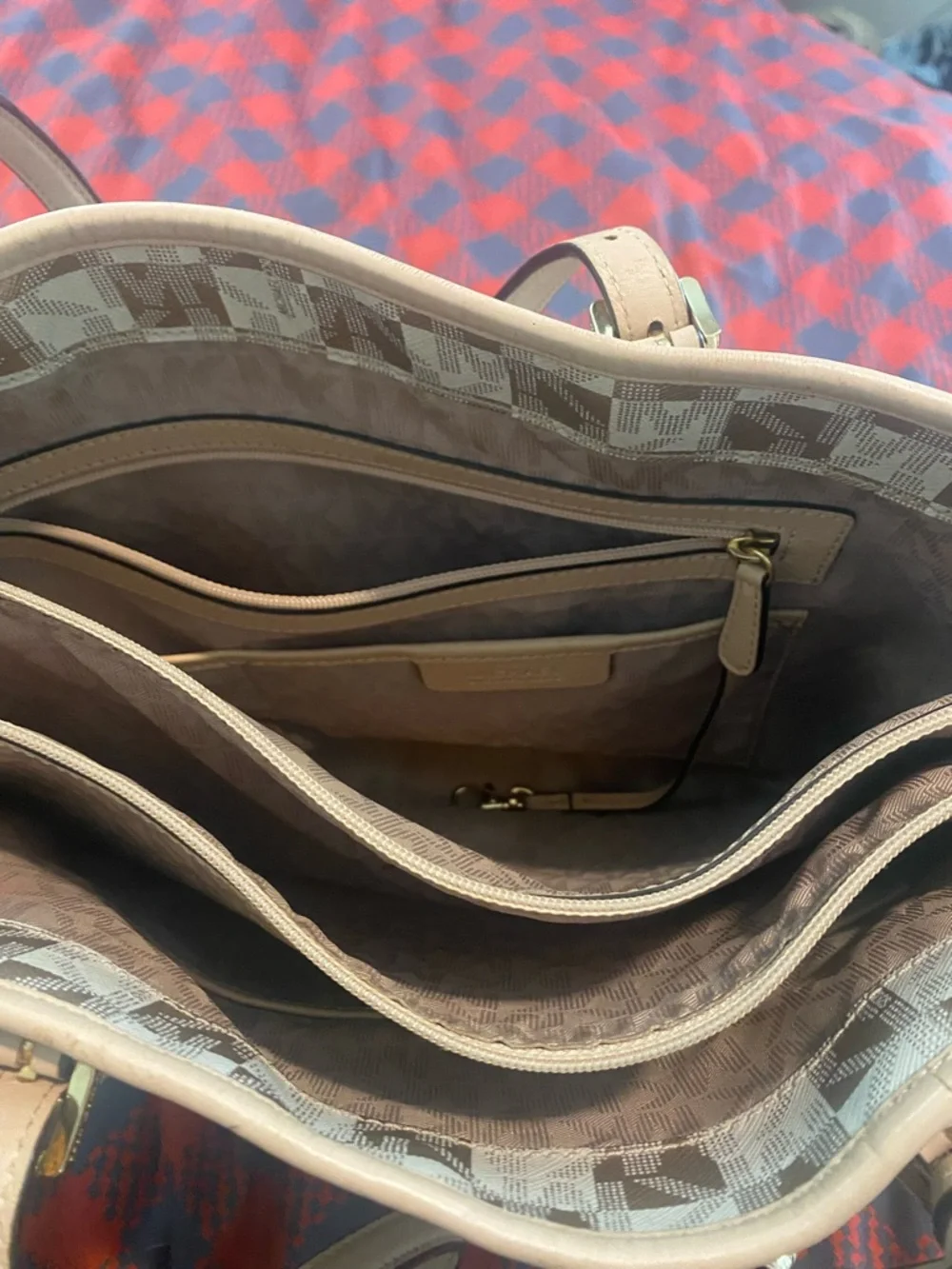 Michael Kors Metallic Tote - Picture 9 of 10